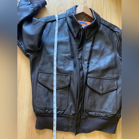 Cooper // VTG A2 Genuine Leather Bomber Jacket - Picture 12 of 15